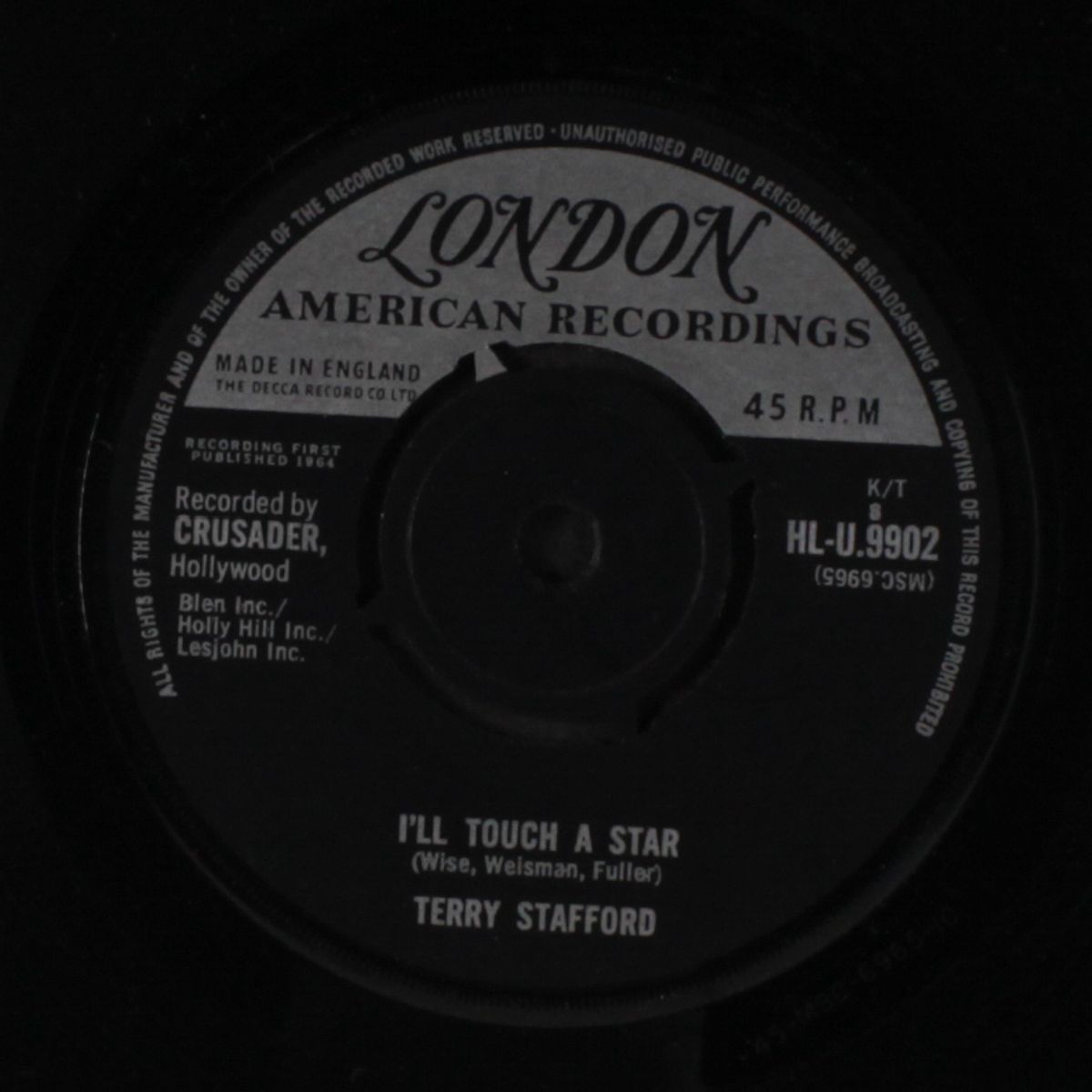 playing with fire / i'll touch a star by TERRY STAFFORD