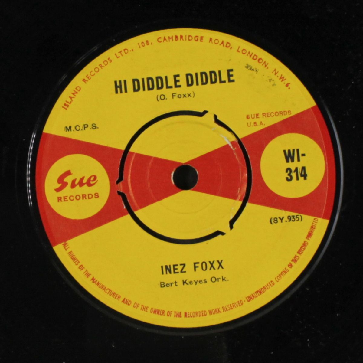 ask me / hi diddle diddle by INEZ FOXX