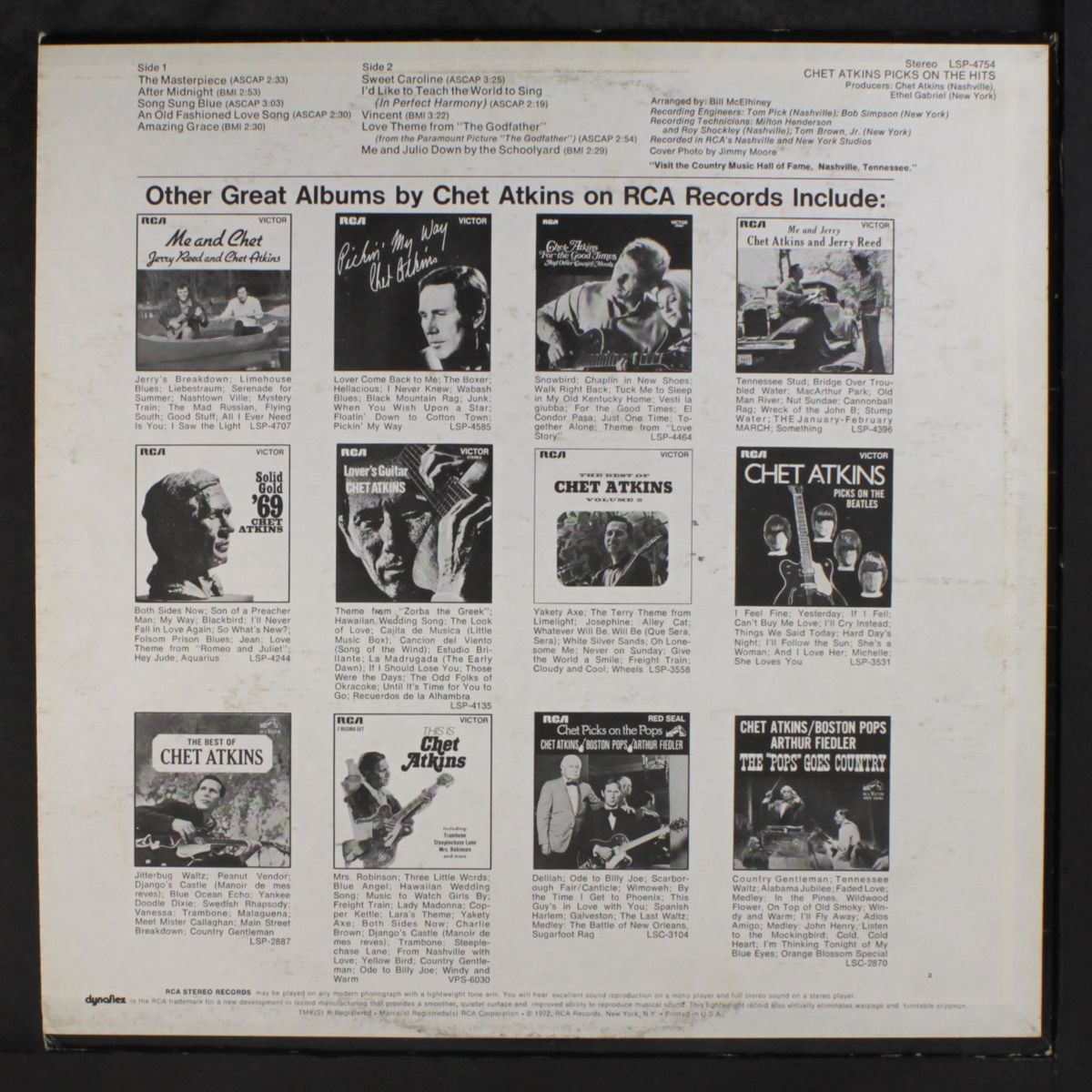 picks on the hits by CHET ATKINS