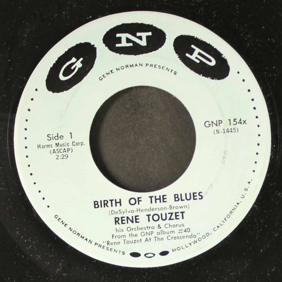 amor de pelicula / birth of the blues by RENE TOUZET