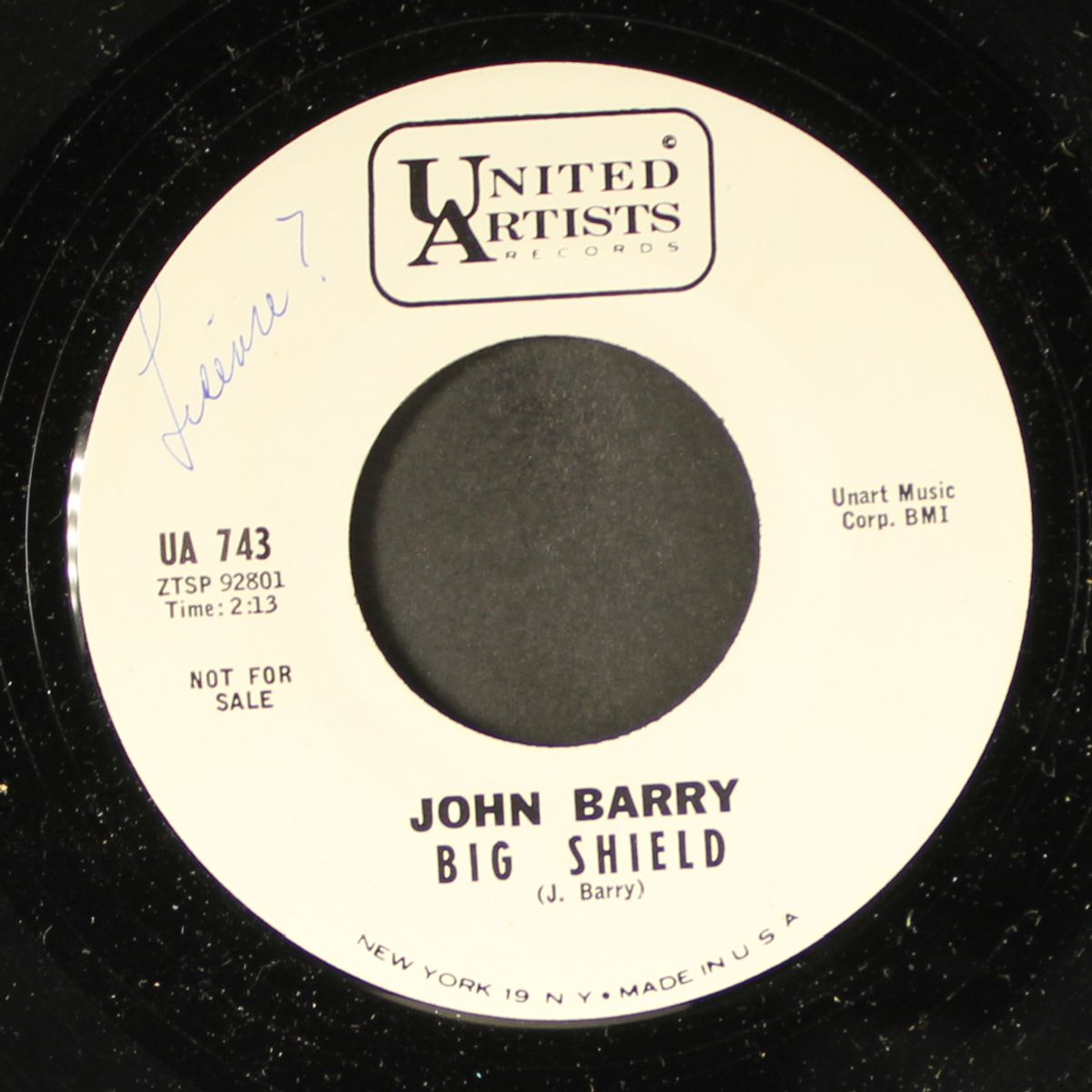 zulu stamp / big shield by JOHN BARRY