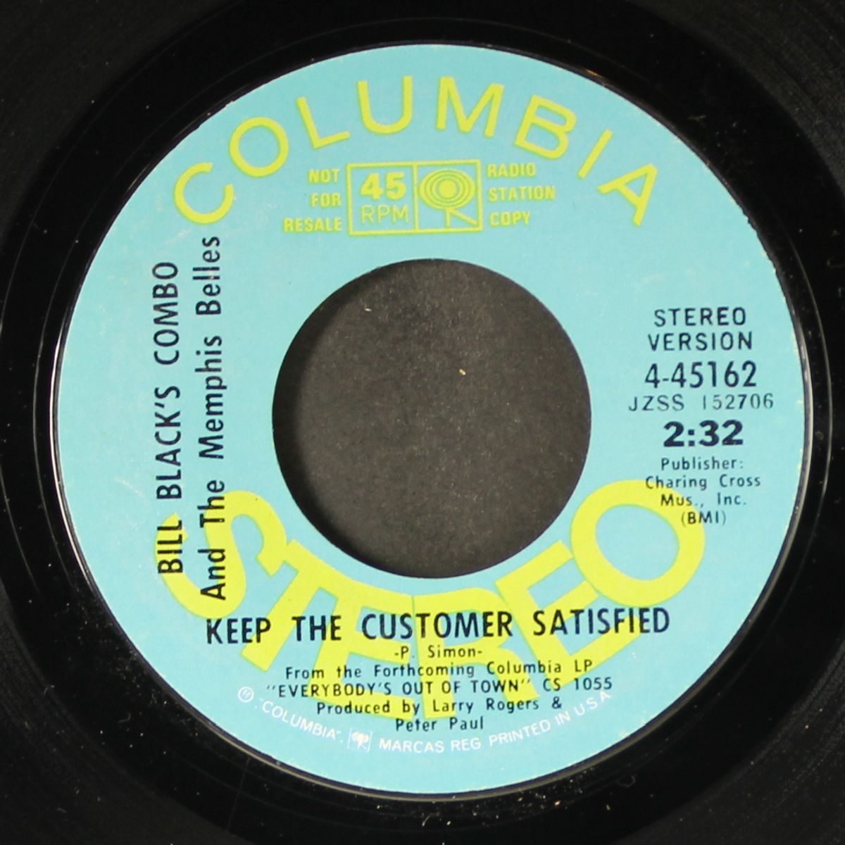 keep the customer satisfied / mono by BILL BLACK'S COMBO