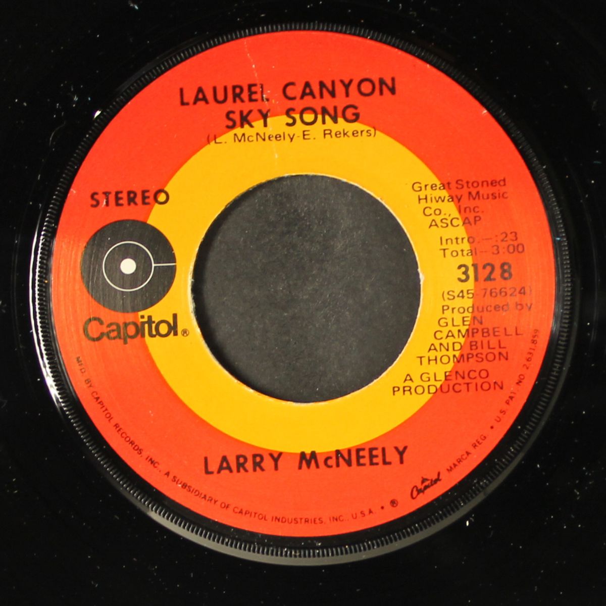 white dove / laurel canyon sky song by LARRY MCNEELY