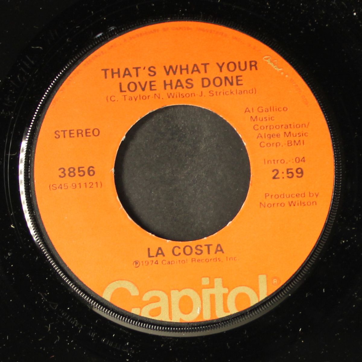 i wanta get to you / that's what your love has done by LA COSTA