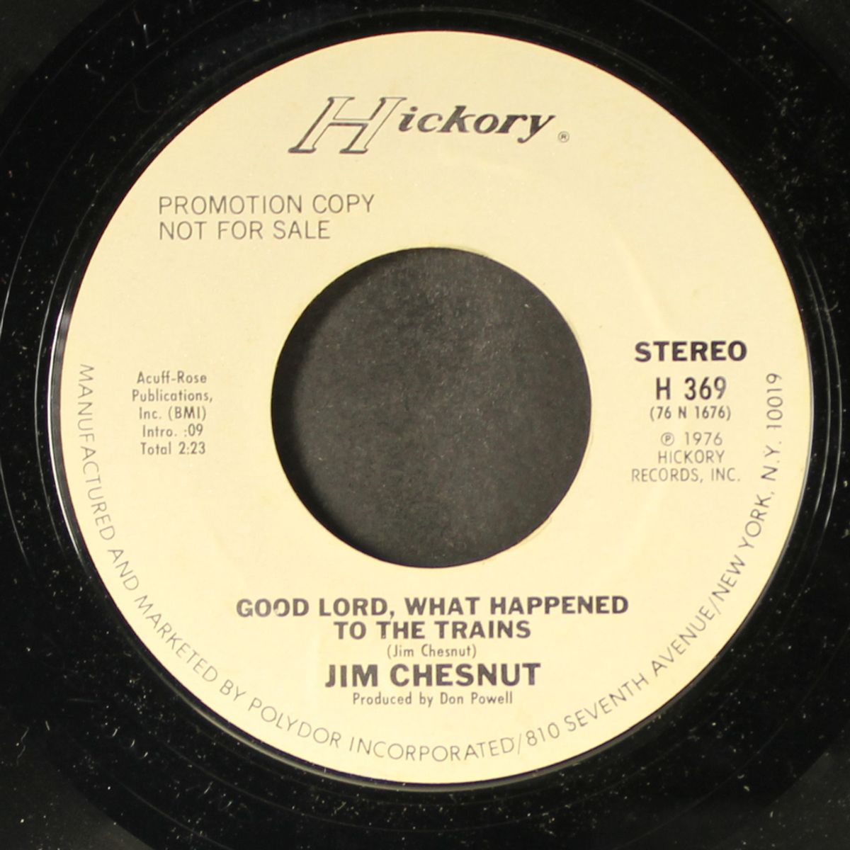 a country love song / good lord, what happened to the trains by JIM CHESNUT