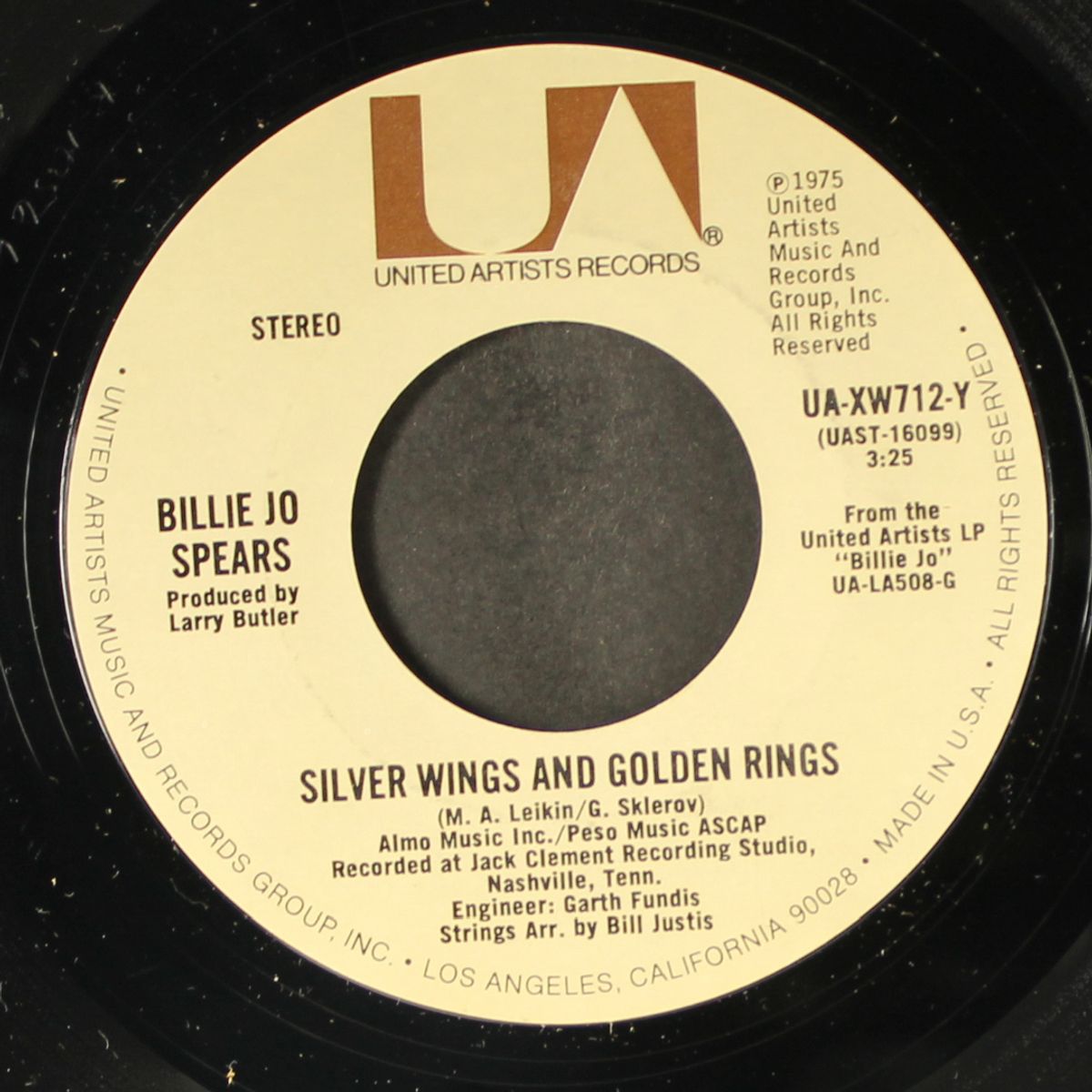 then give him back to me / silver wings & golden rings by BILLIE JO SPEARS