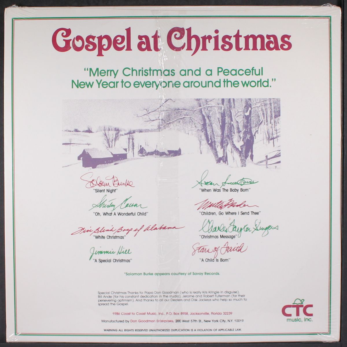 gospel at christmas by VARIOUS