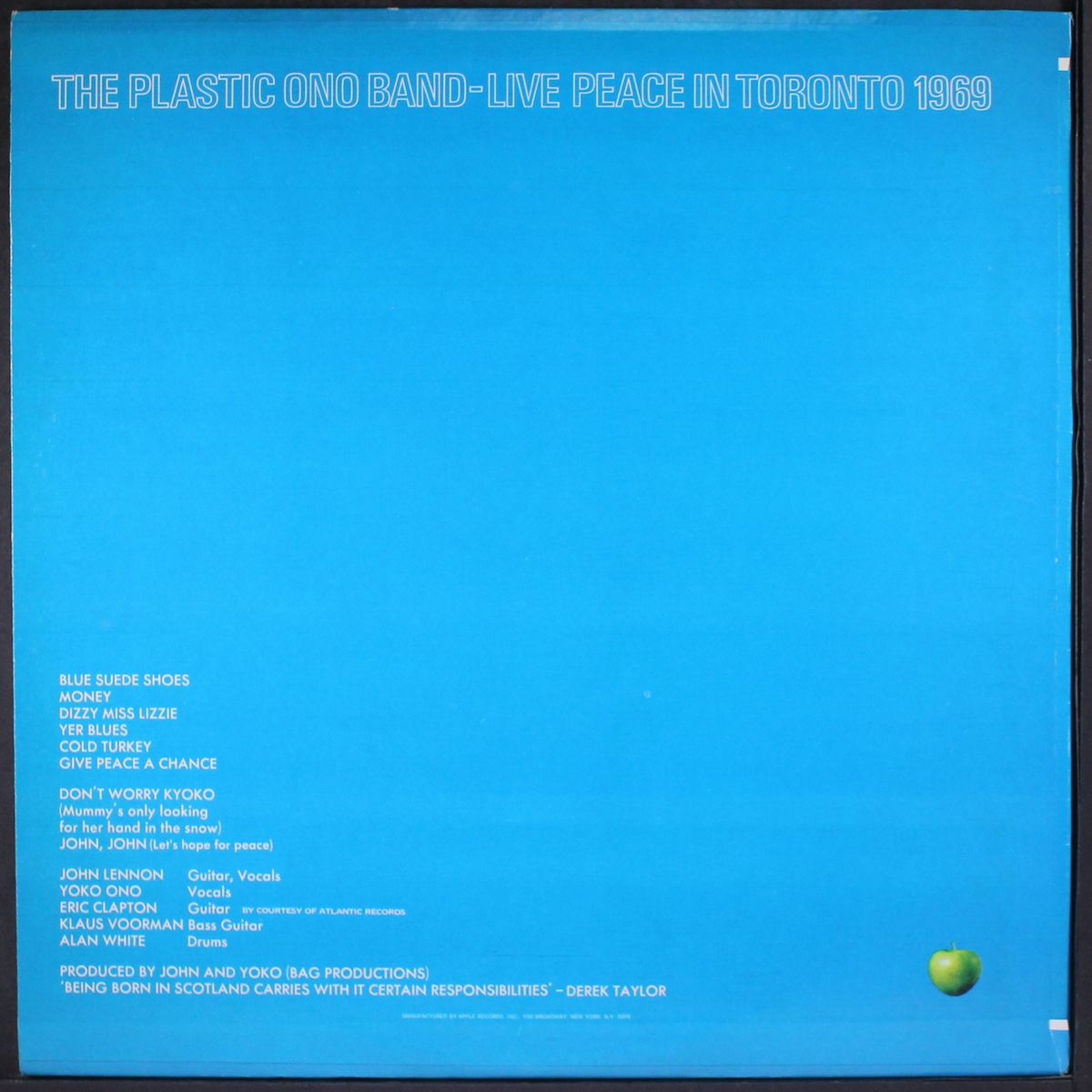 live peace in toronto 1969 by JOHN LENNON & PLASTIC ONO BAND