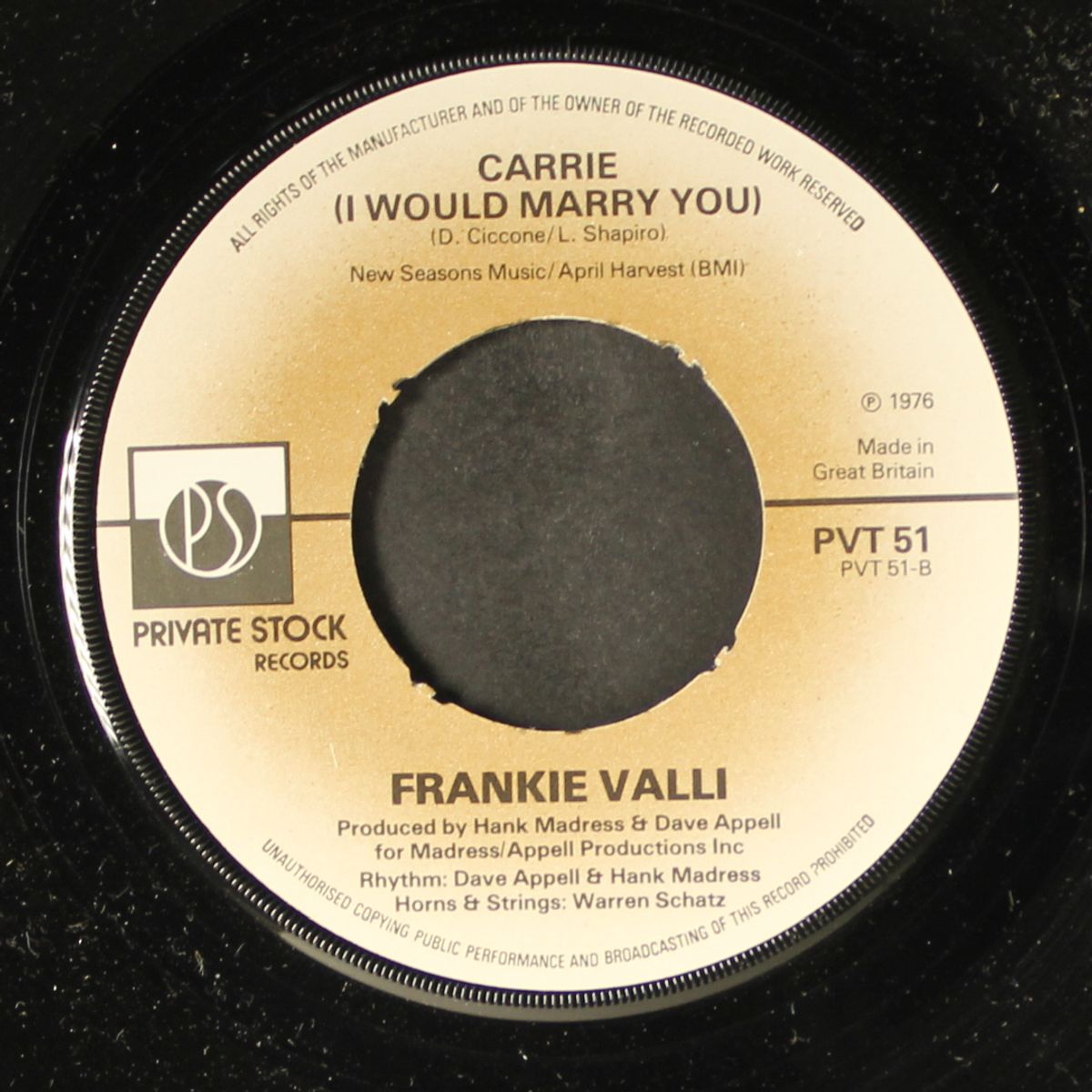 fallen angel by FRANKIE VALLI