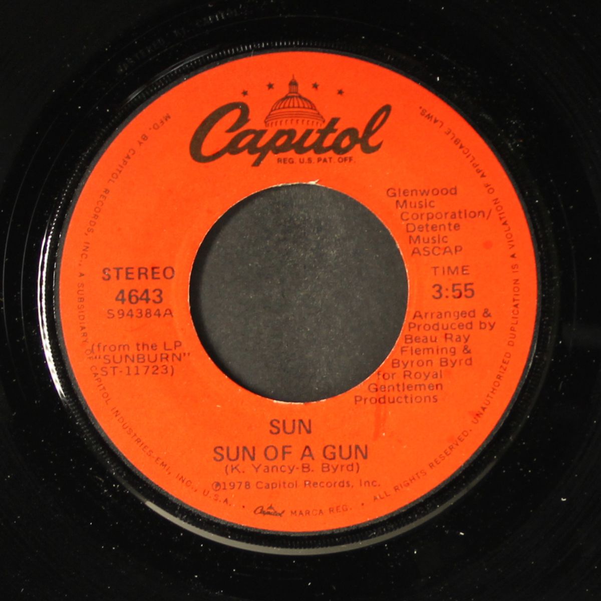 sun of a gun / you don't have to hurry by SUN