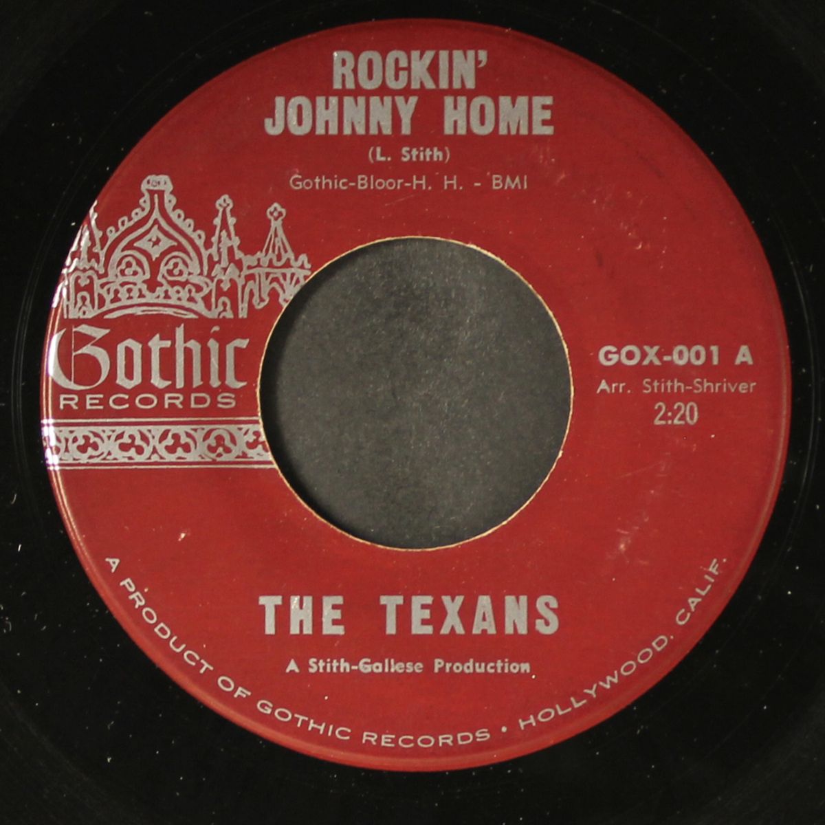 rockin' johnny home / ole reb by TEXANS
