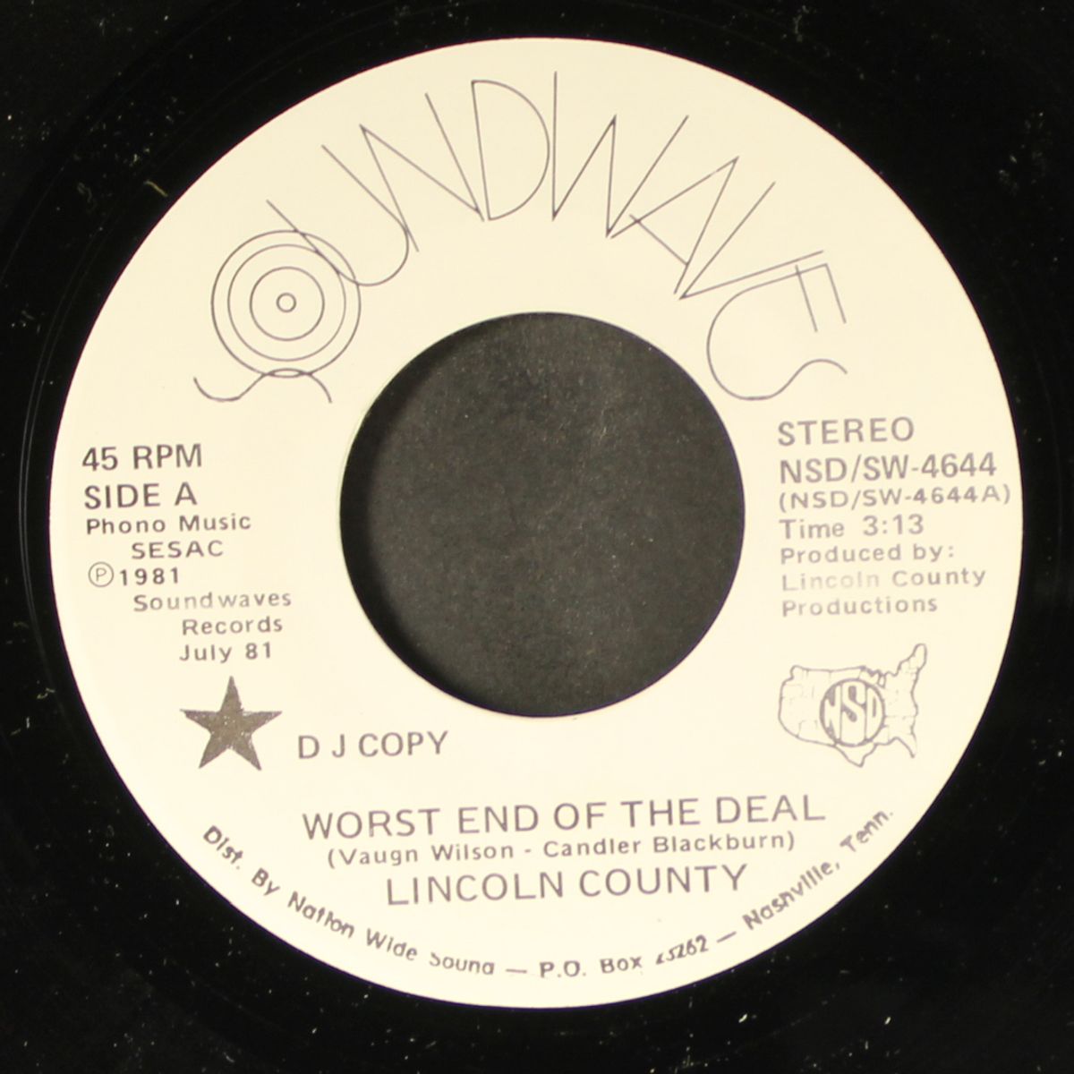 worst end of the deal / hard holding heaven by LINCOLN COUNTY