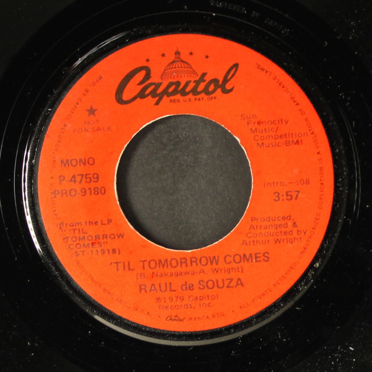 til tomorrow comes / mono by RAUL DE SOUZA