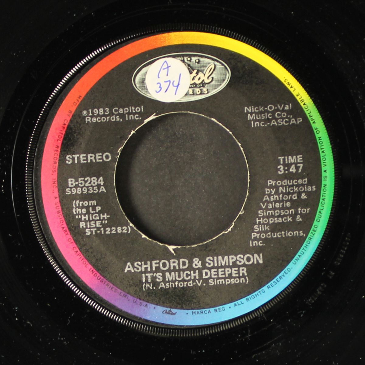 it's much deeper / mighty mighty love by ASHFORD & SIMPSON