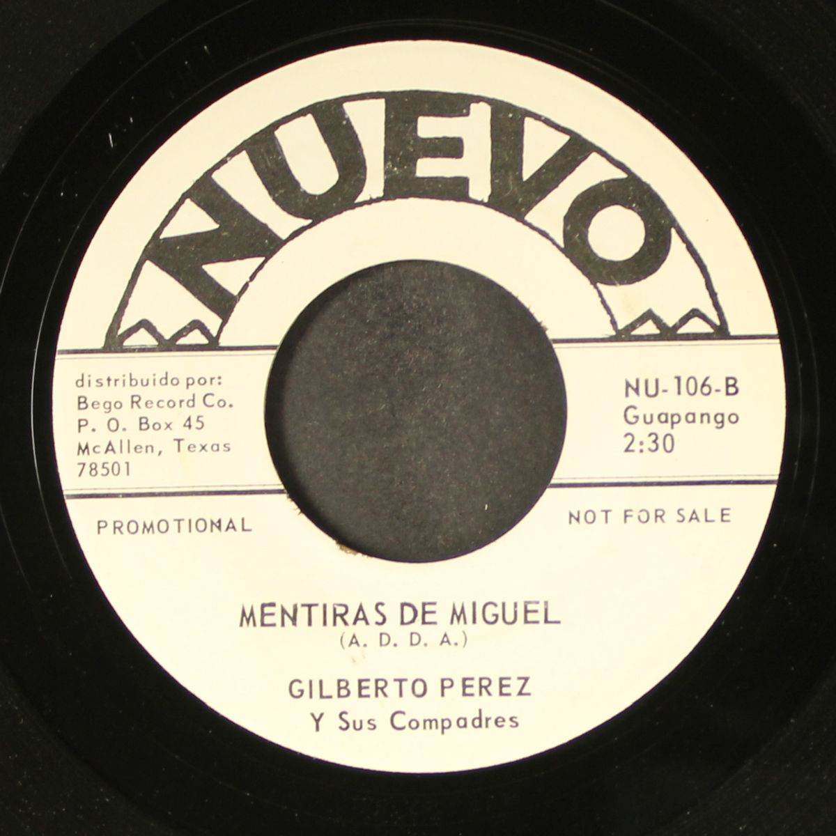 brazos locos / mentiras de miguel by GILBERTO PEREZ Y SUS COMPADRES