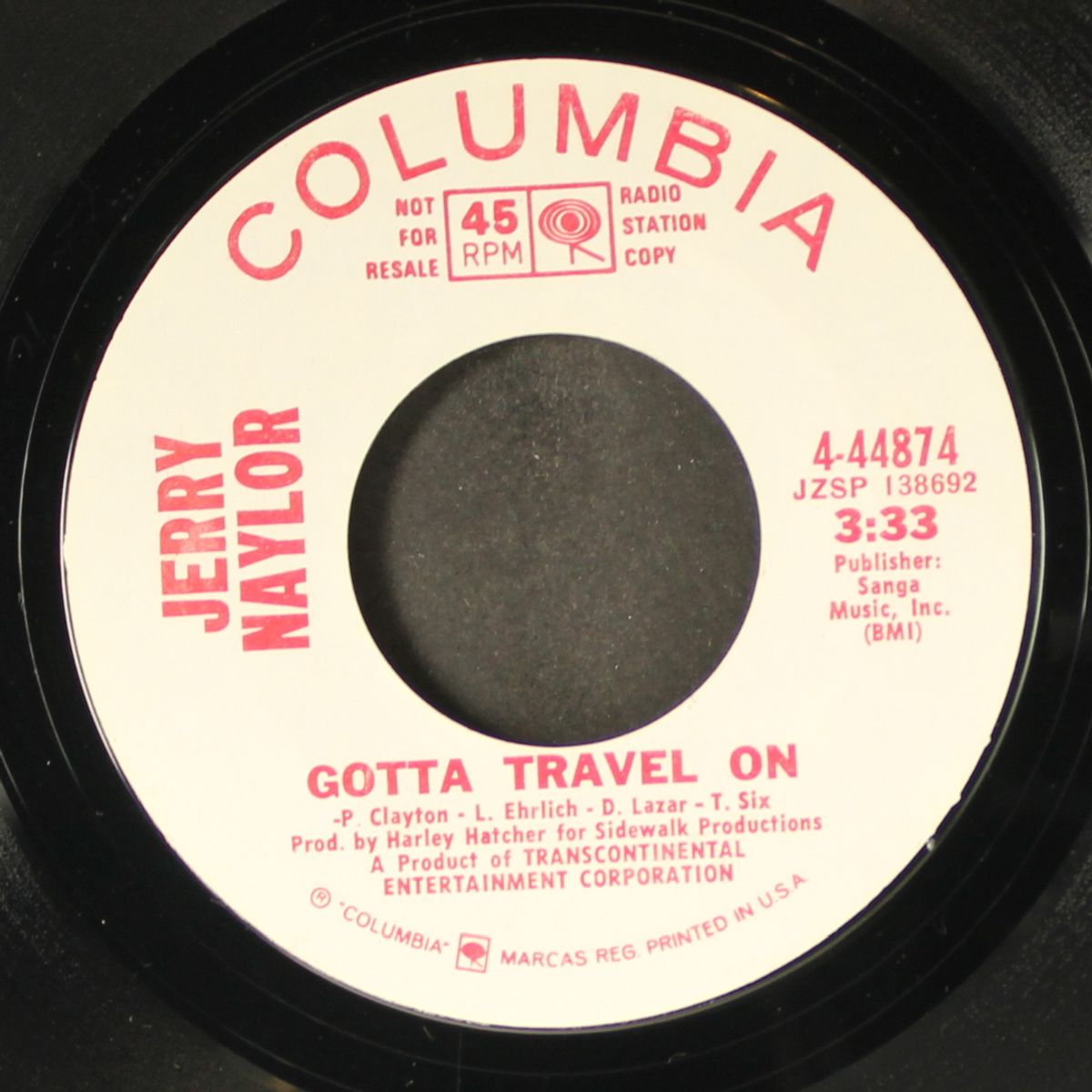 posters on the wall / gotta travel on by JERRY NAYLOR