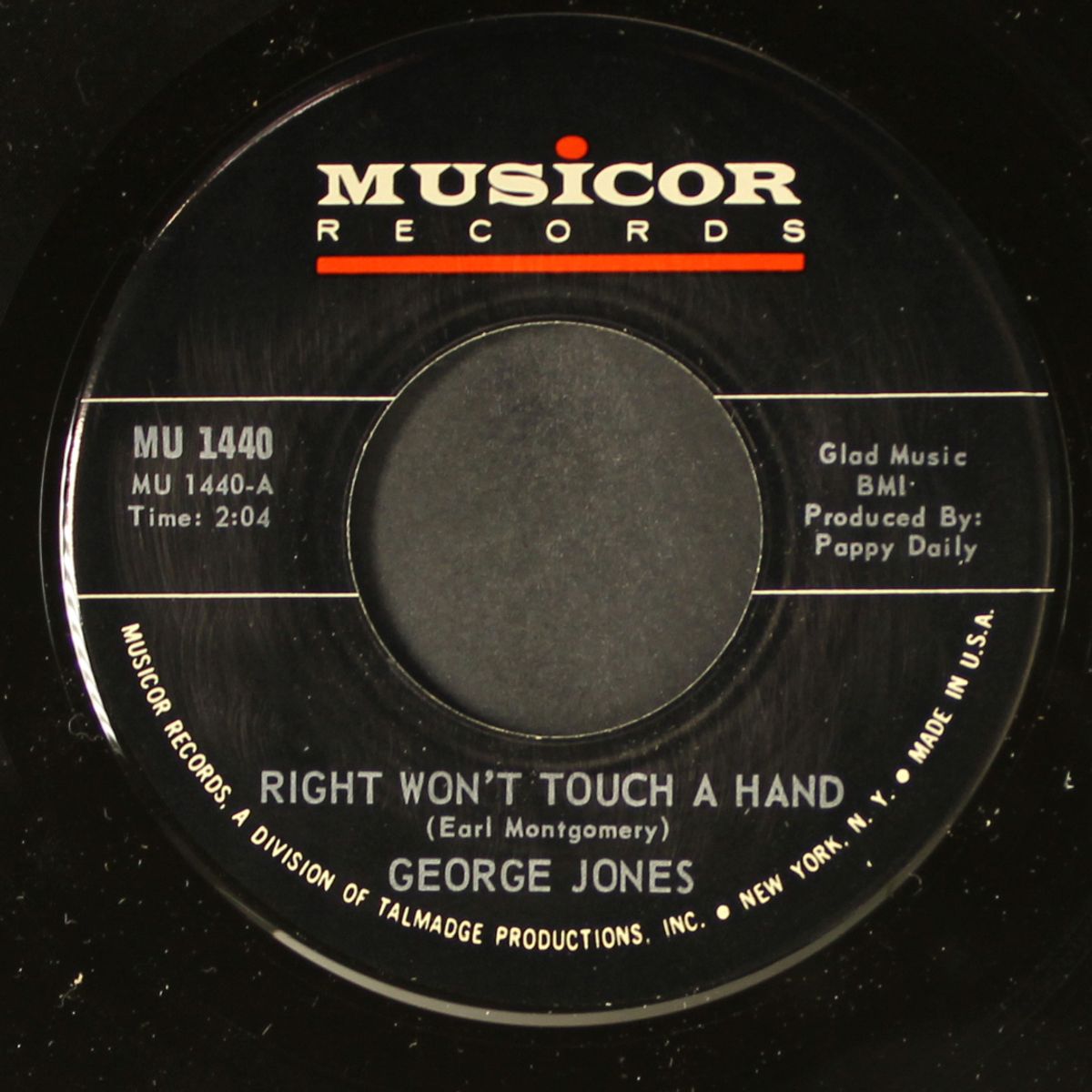 right won't touch a hand / someone sweet to love by GEORGE JONES
