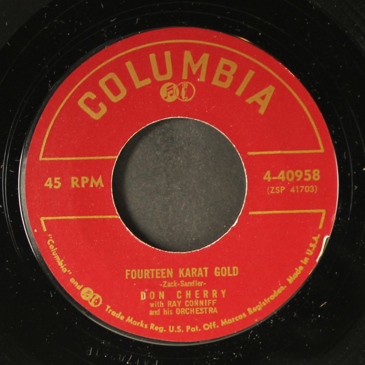 fourteen karat gold / there's a place called heaven by DON CHERRY