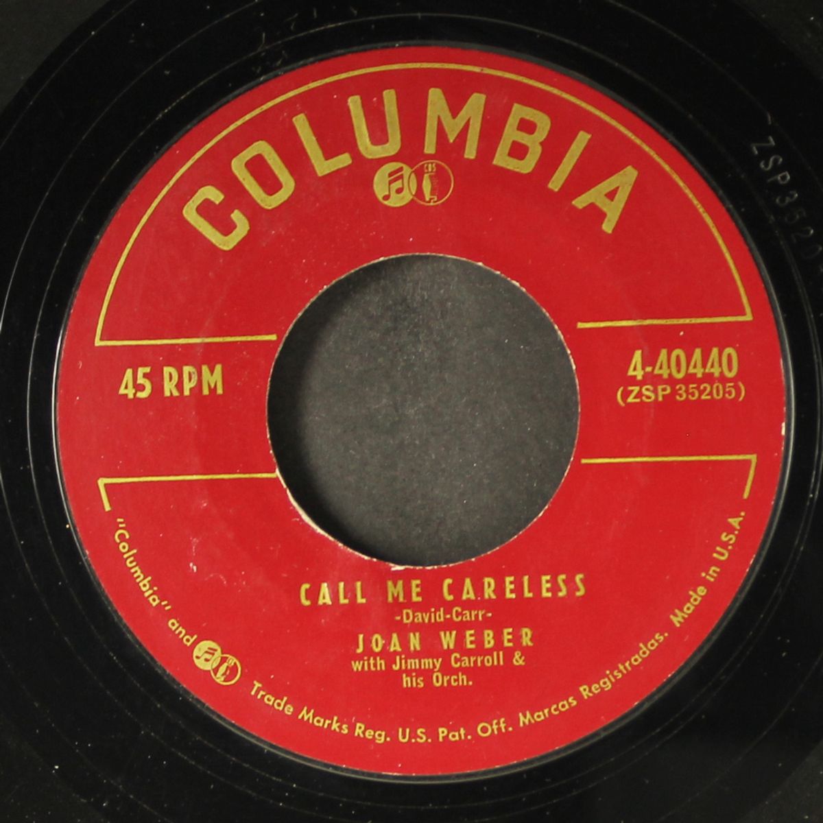 call me careless / it may sound silly by JOAN WEBER