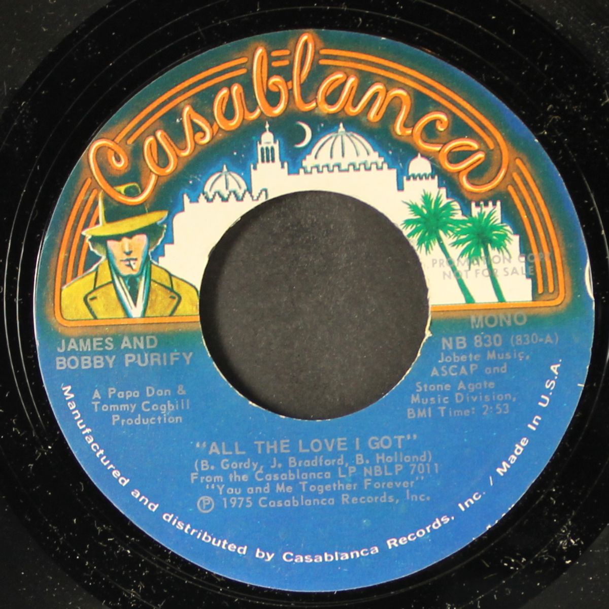 all the love i got / mono by JAMES & BOBBY PURIFY