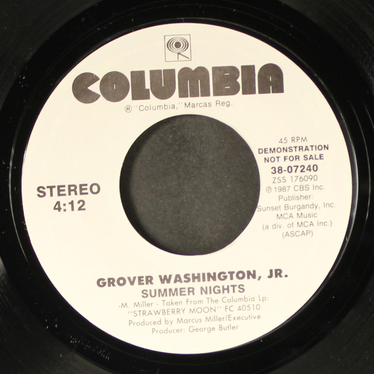 summer nights / same by GROVER WASHINGTON JR