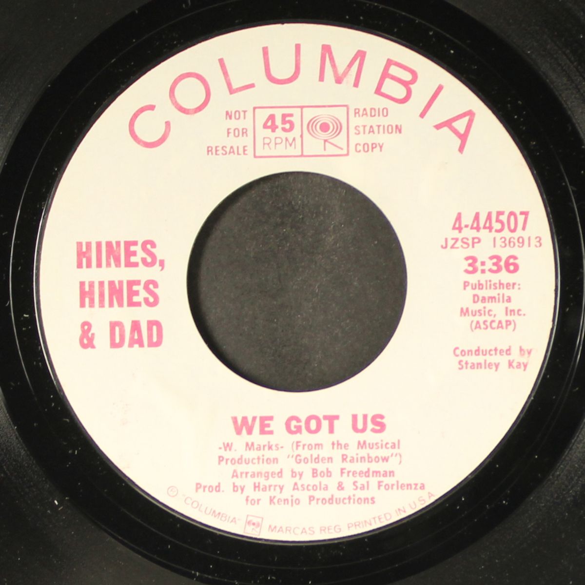 we got us / something extra by HINES, HINES & DAD