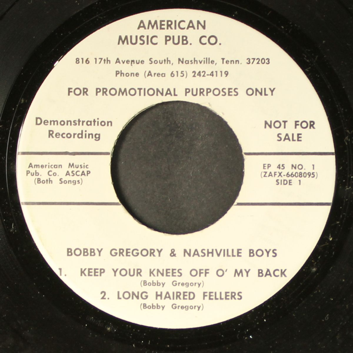 keep your knees off o' my back + 3 by BOBBY GREGORY