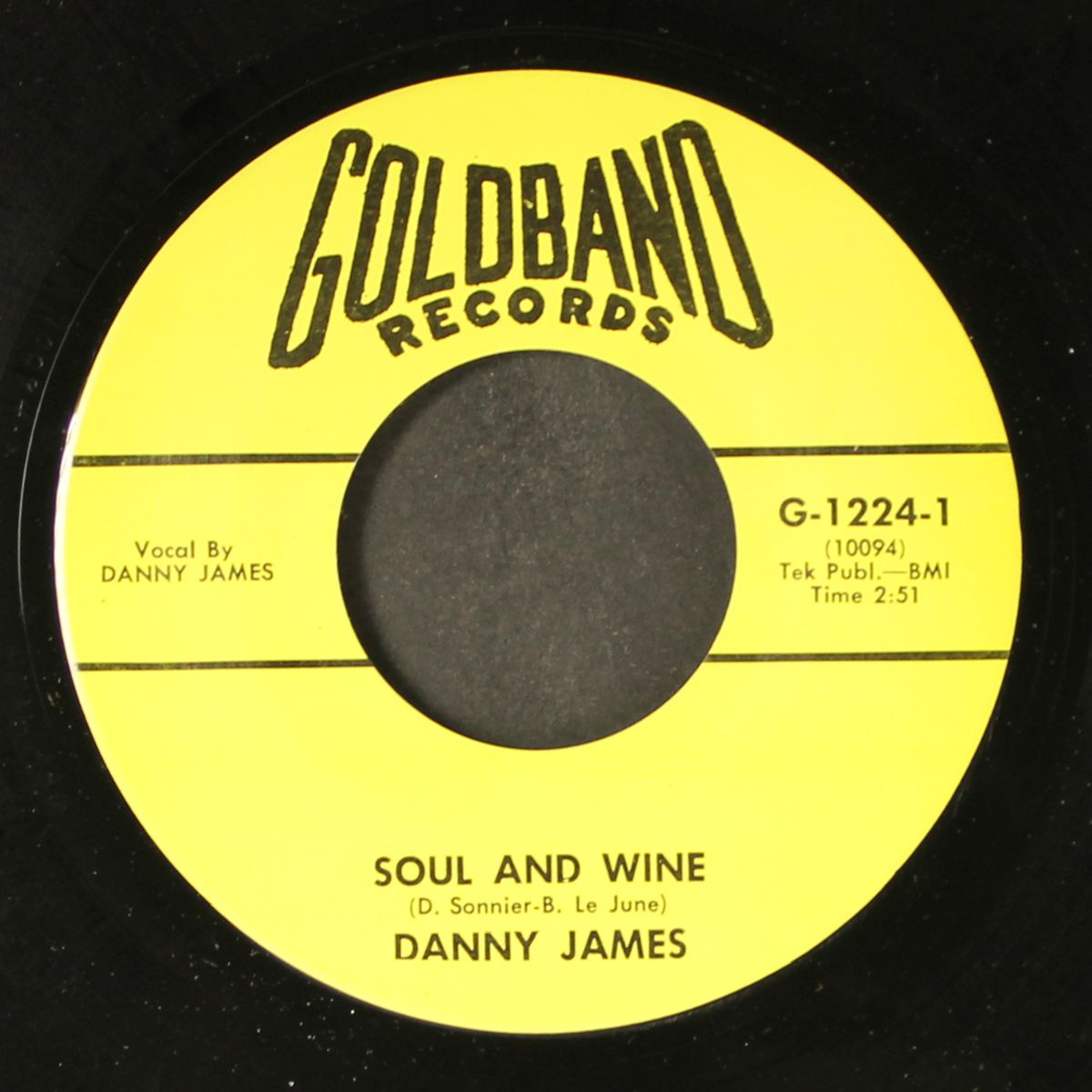 soul and wine / mr. sandman by DANNY JAMES