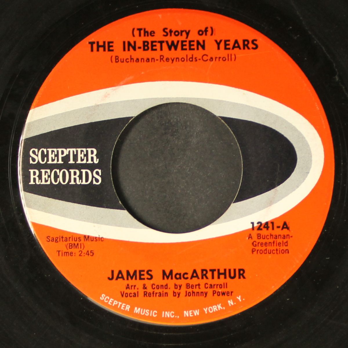 the in-between years by JAMES MACARTHUR