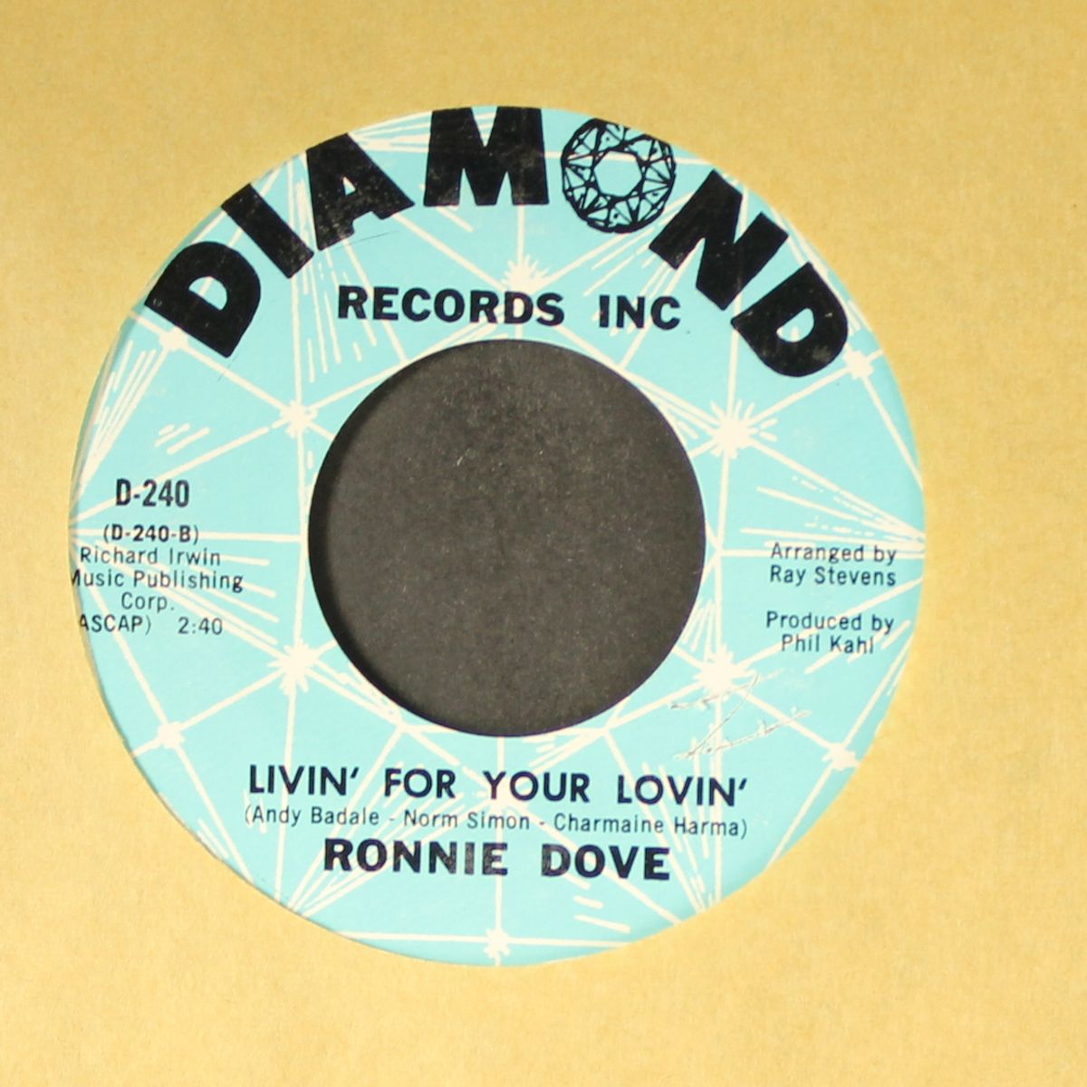 in some time by RONNIE DOVE