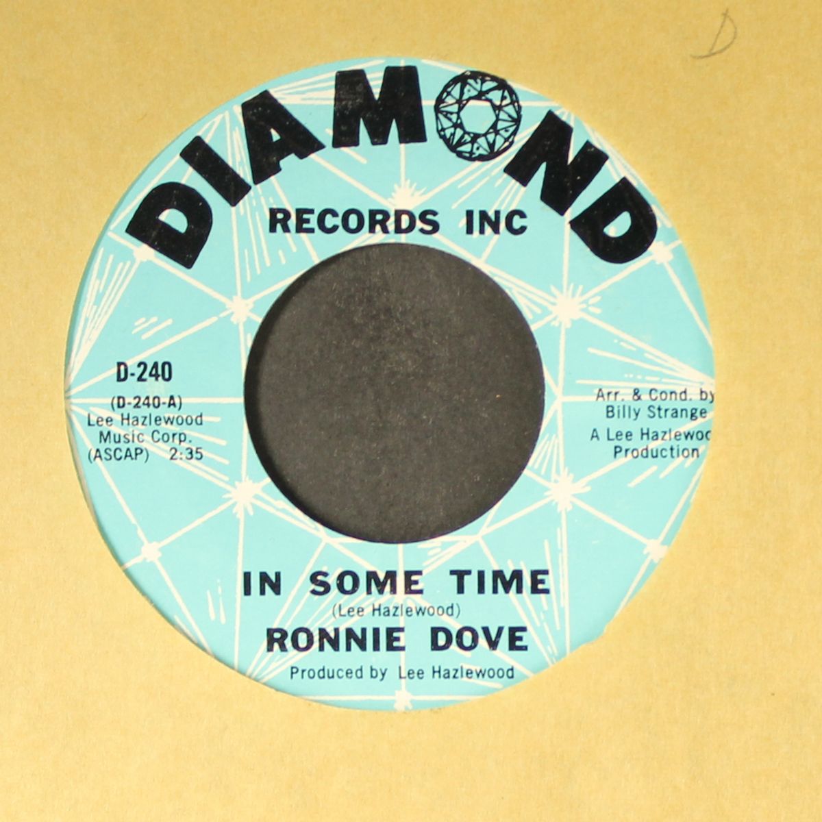 in some time by RONNIE DOVE