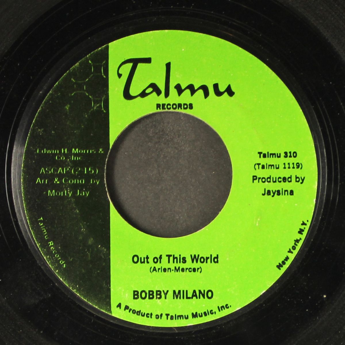 out of this world by BOBBY MILANO
