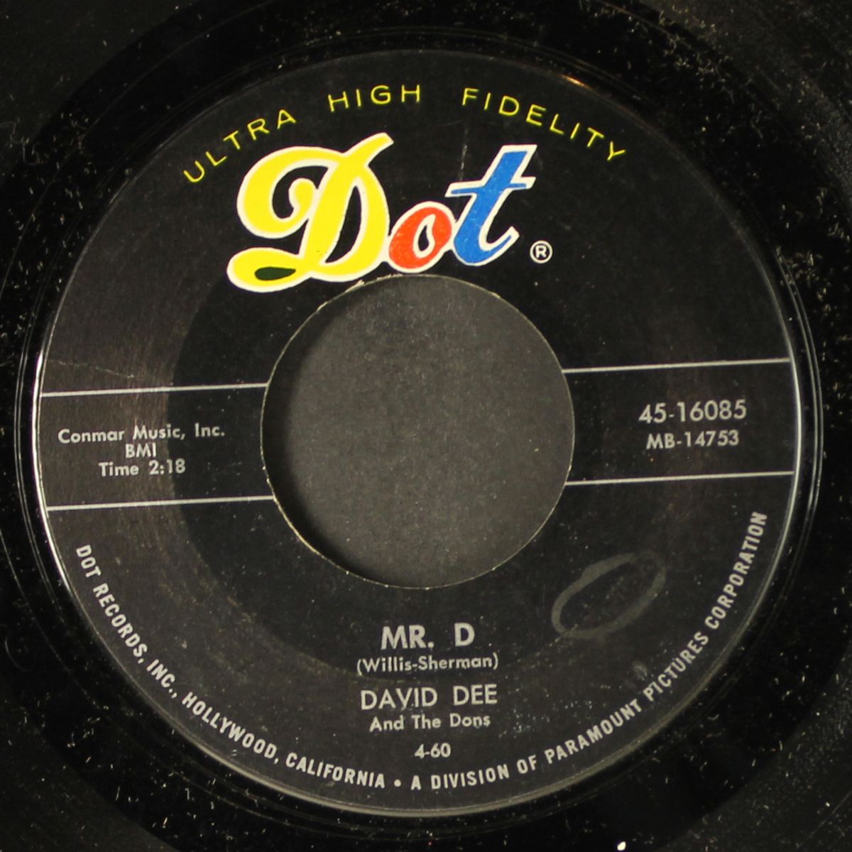 mr. d by DAVID DEE