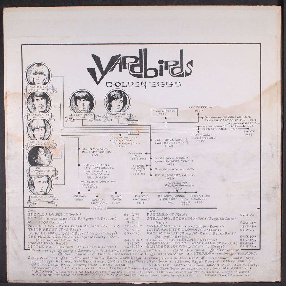 golden eggs by YARDBIRDS