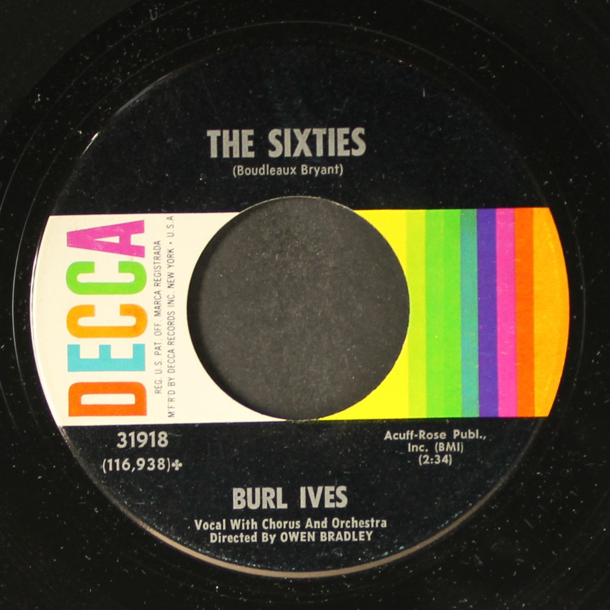 the sixties by BURL IVES