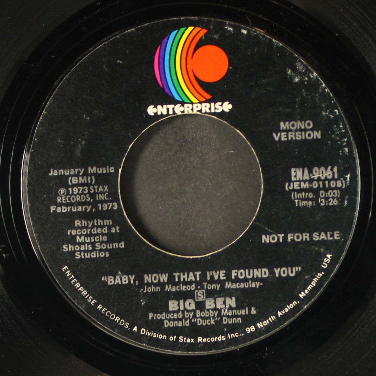 baby, now that i've found you / mono by BIG BEN