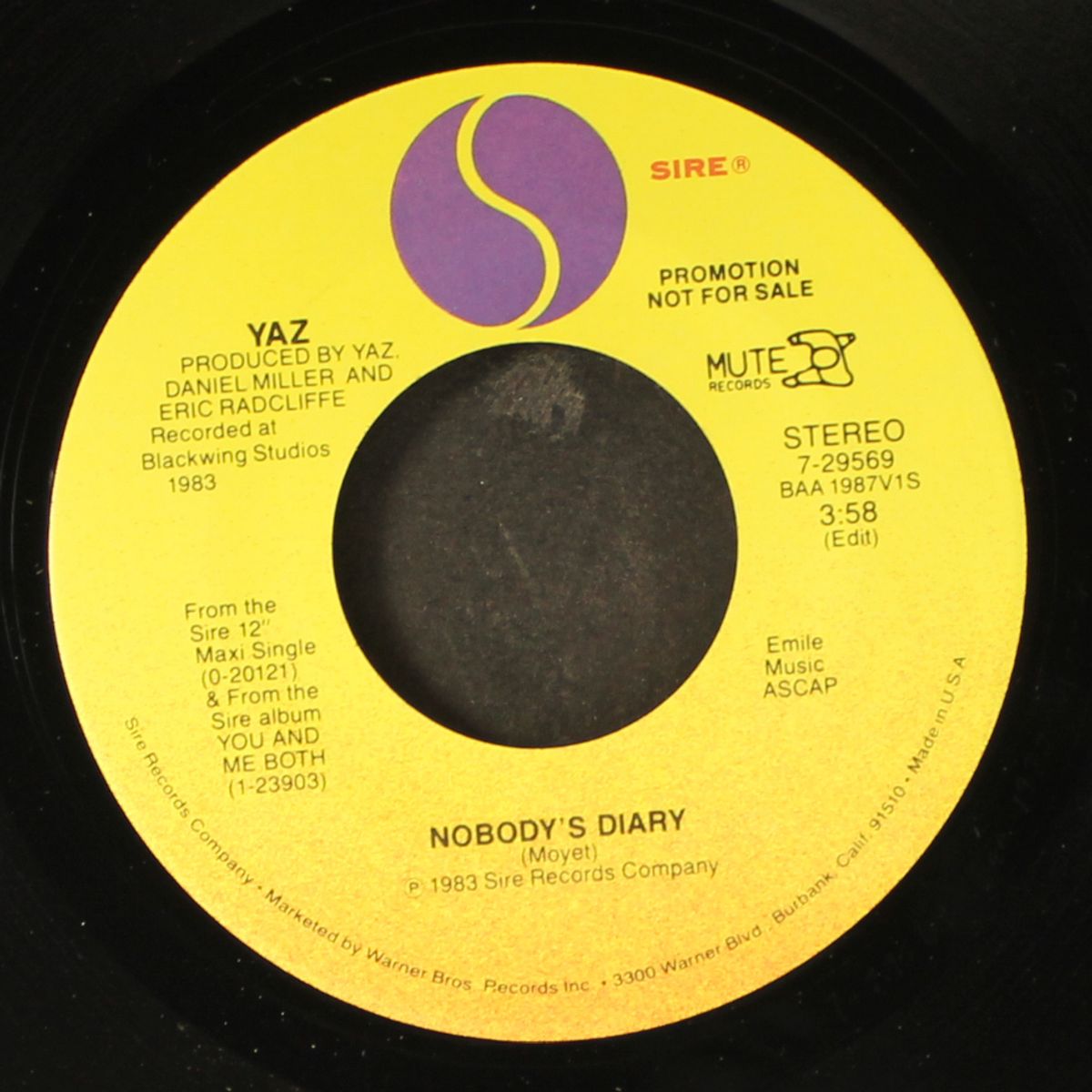 nobody's diary / mono by YAZ