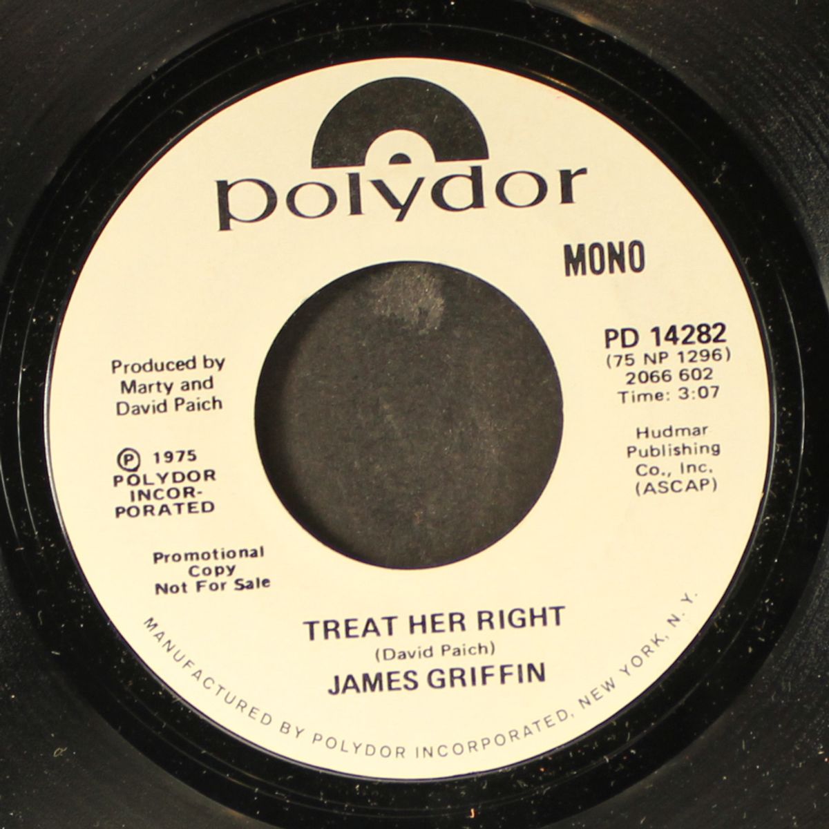 treat her right / mono by JAMES GRIFFIN