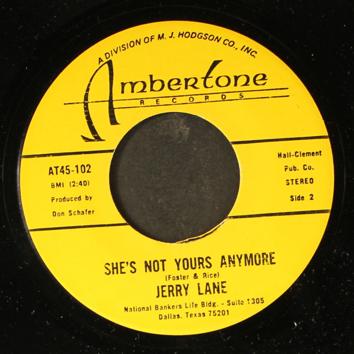 the world's youngest dirty old man / she's not yours anymore by JERRY LANE