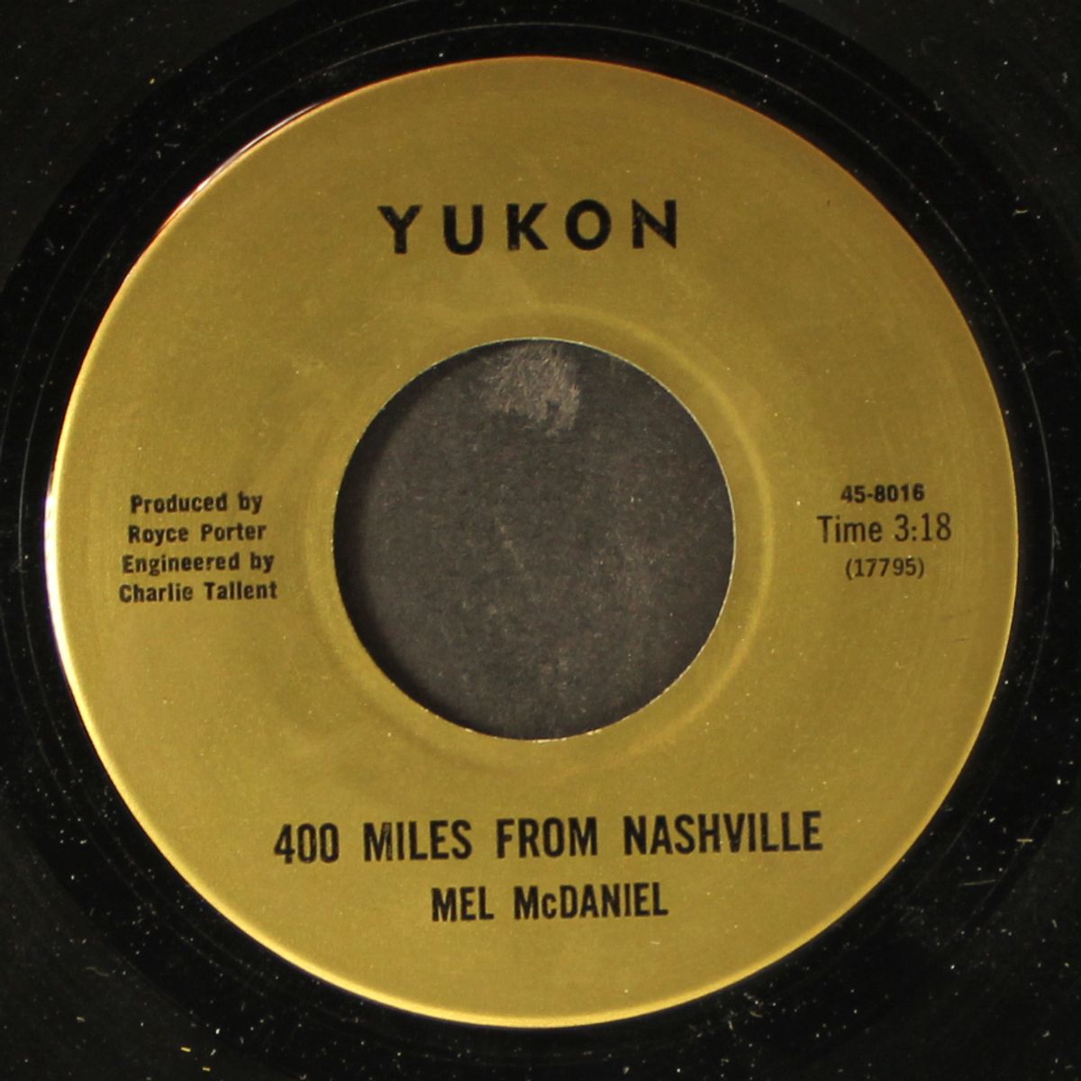 fancy lady / 400 miles from nashville by MEL MCDANIEL