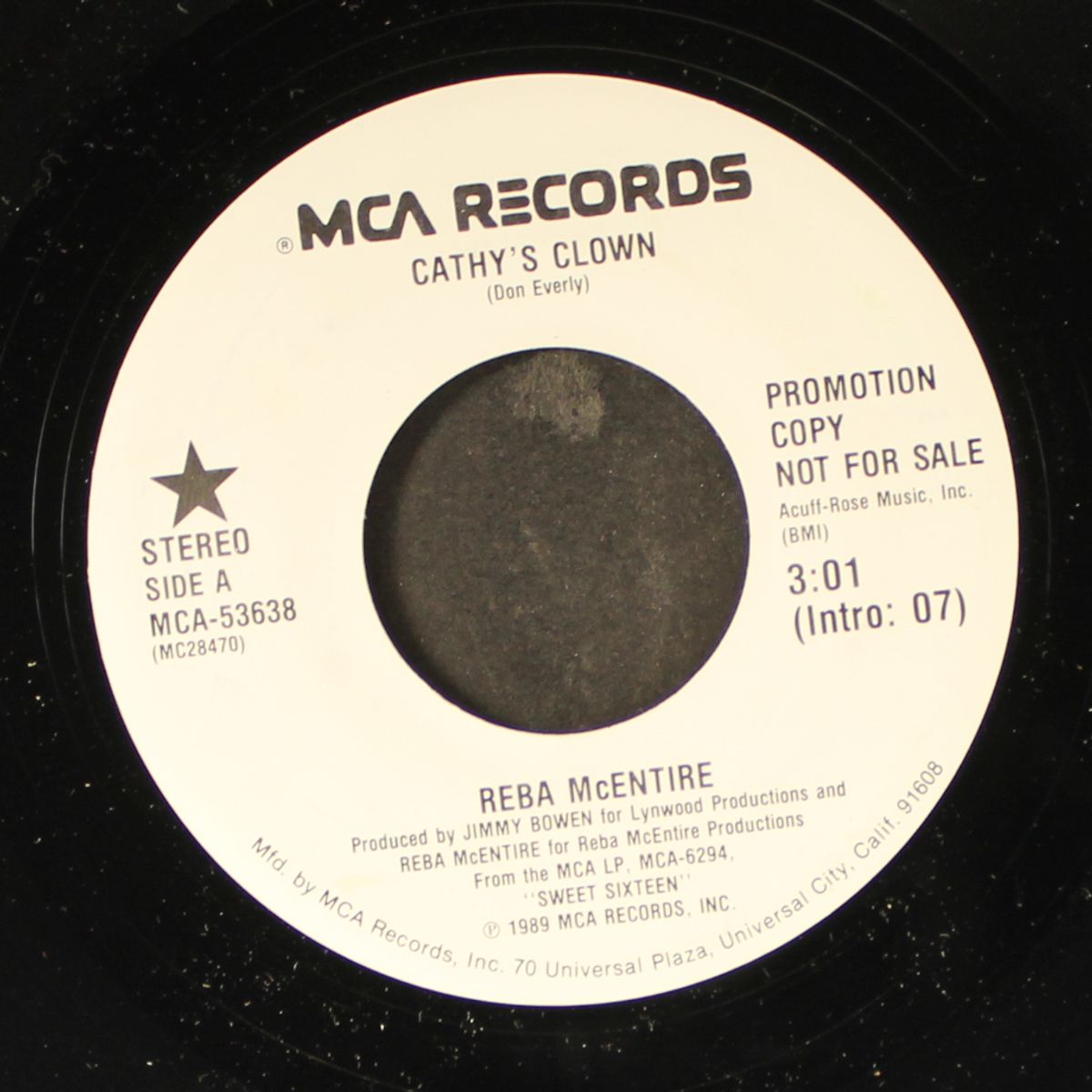 cathy's clown / same by REBA MCENTIRE
