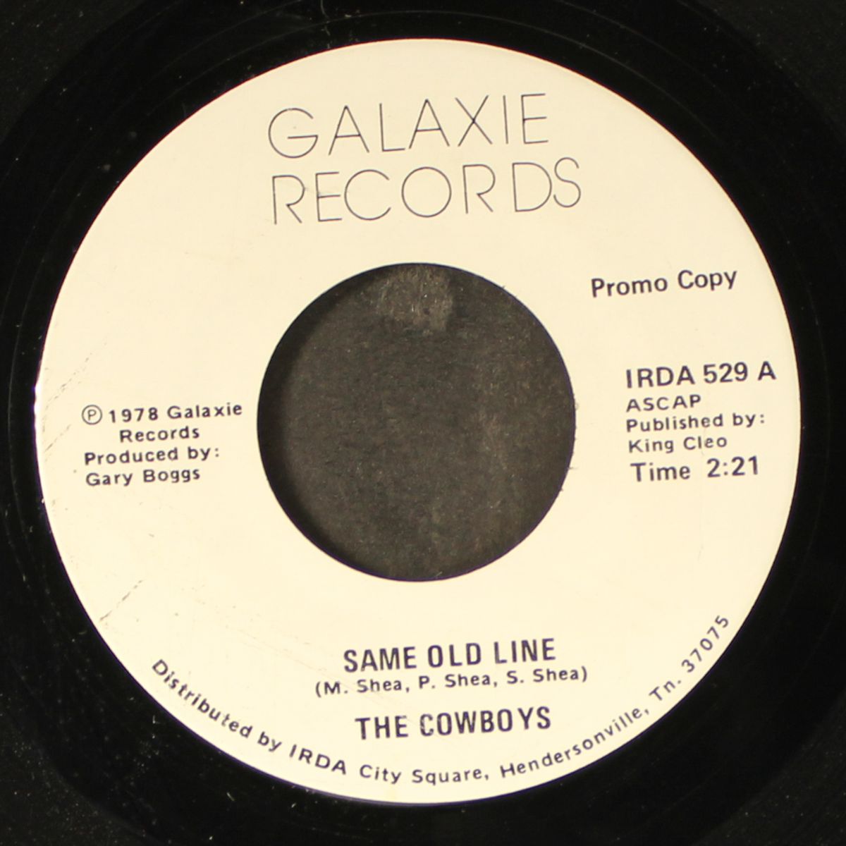 same old line / the pain is killing me by COWBOYS