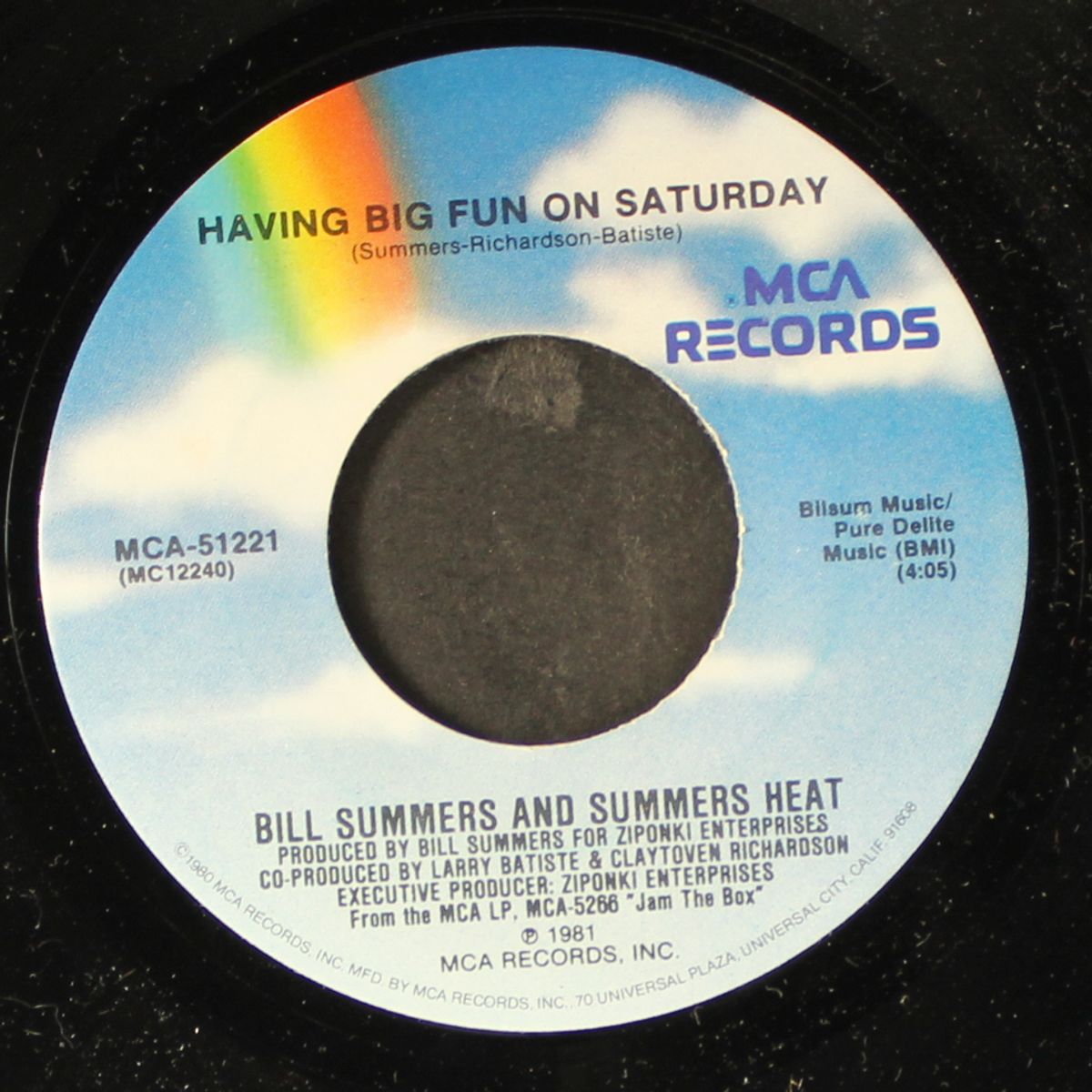 jam the box / having big fun on saturday by BILL SUMMERS & SUMMERS HEAT