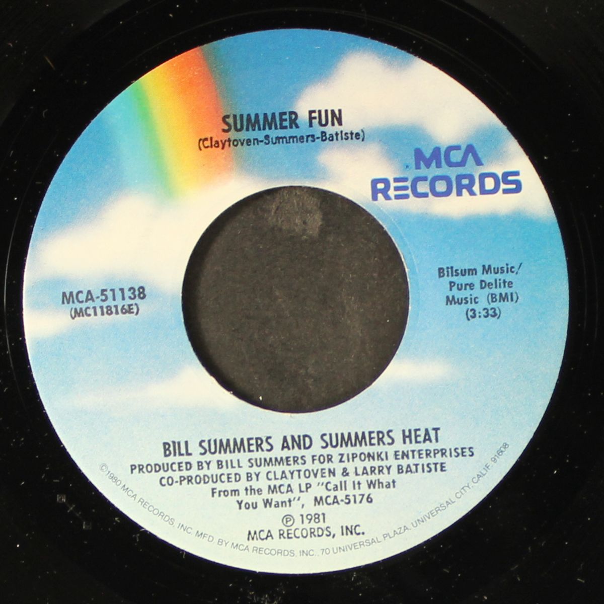 summer fun / you better turn around by BILL SUMMERS & SUMMERS HEAT