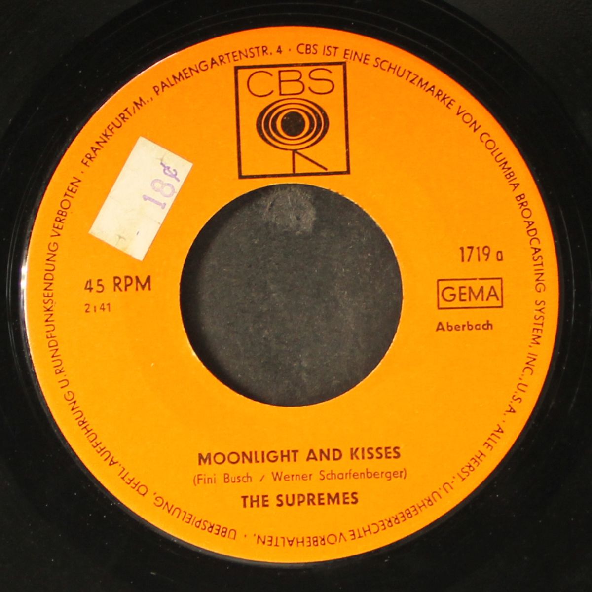 moonlight and kisses / baby baby wo ist unsere liebe by SUPREMES