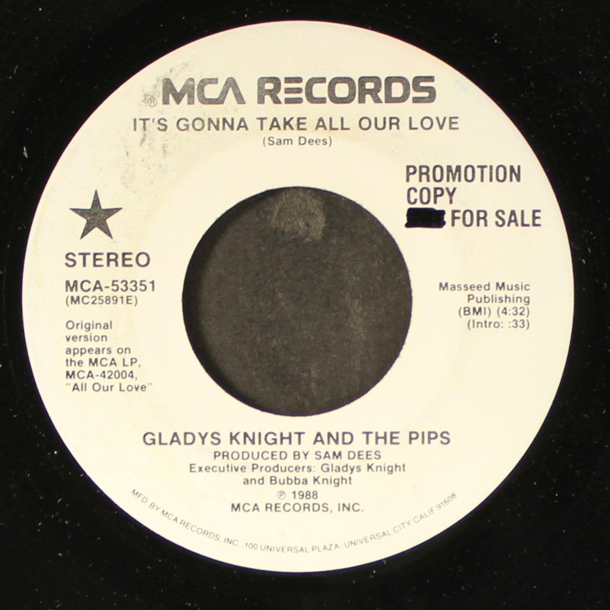 it's gonna take all our love by GLADYS KNIGHT & PIPS