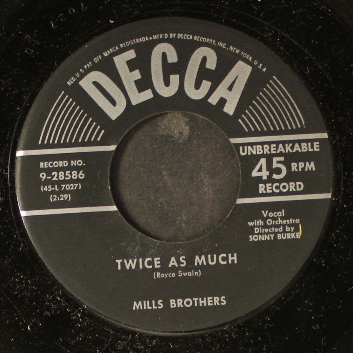 someone to care for by MILLS BROTHERS