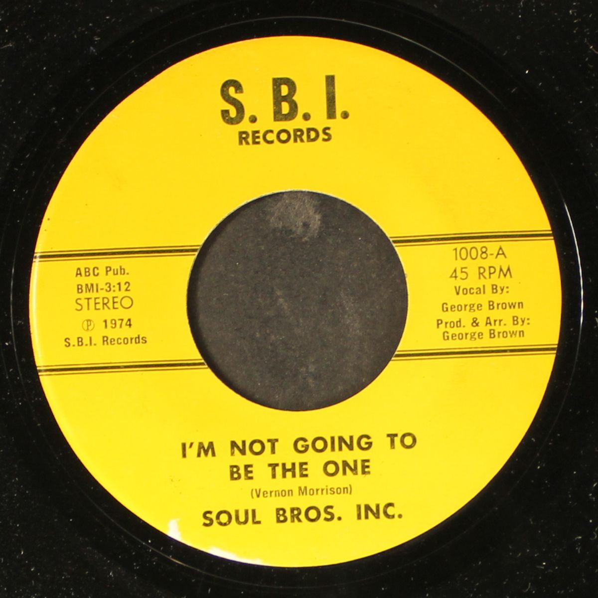i'm not going to be the one / instrumental by SOUL BROS. INC.