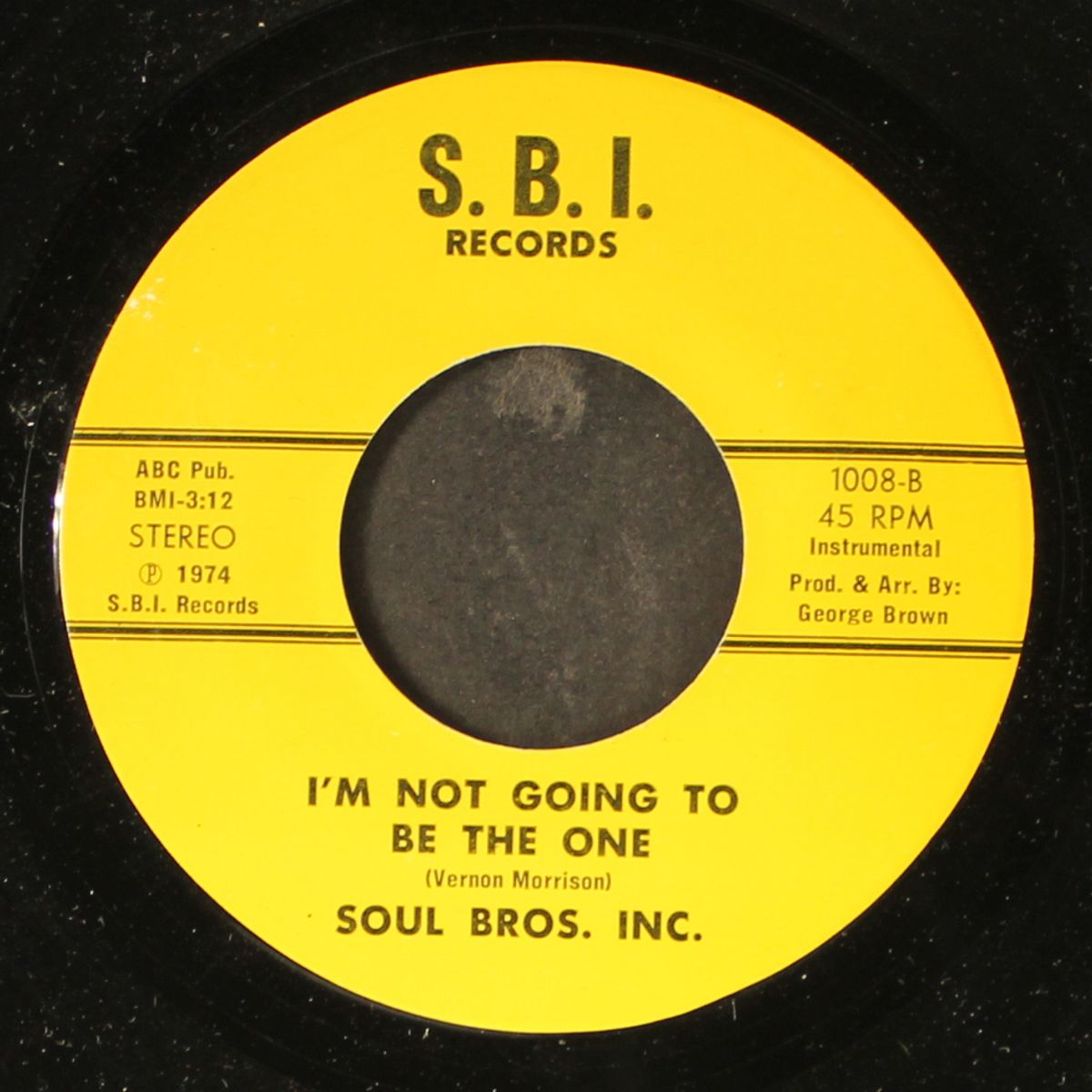 i'm not going to be the one / instrumental by SOUL BROS. INC.