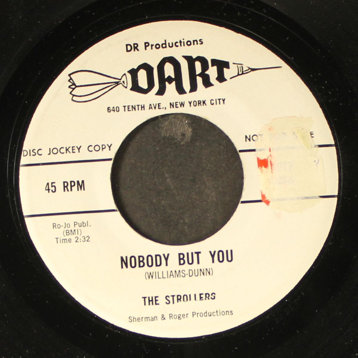 nobody but you / that look in your eye by STROLLERS